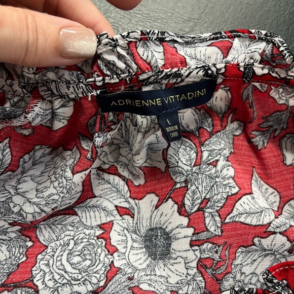 Adrienne Vittadini blouse size large - Picture 5 of 8